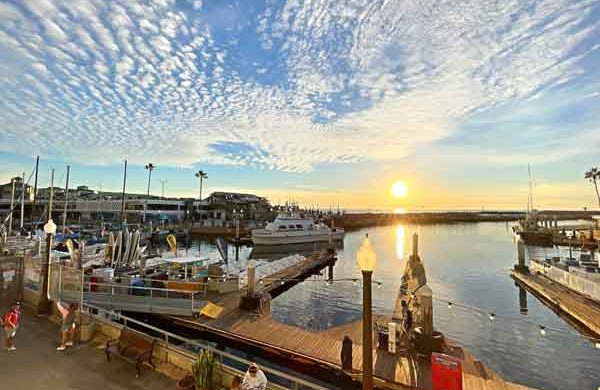 King Harbor and Redondo Pier at Sunset