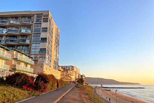 531 Esplanade Redondo Beach - sunset at Ocean Plaza