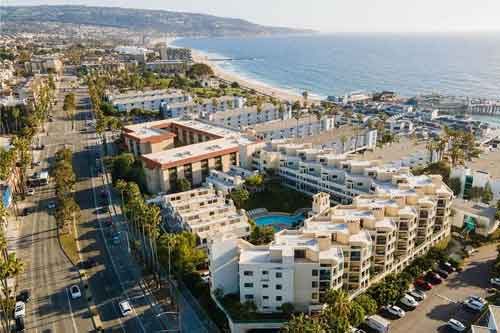 Seascape 3 Redondo Beach ariel photo.